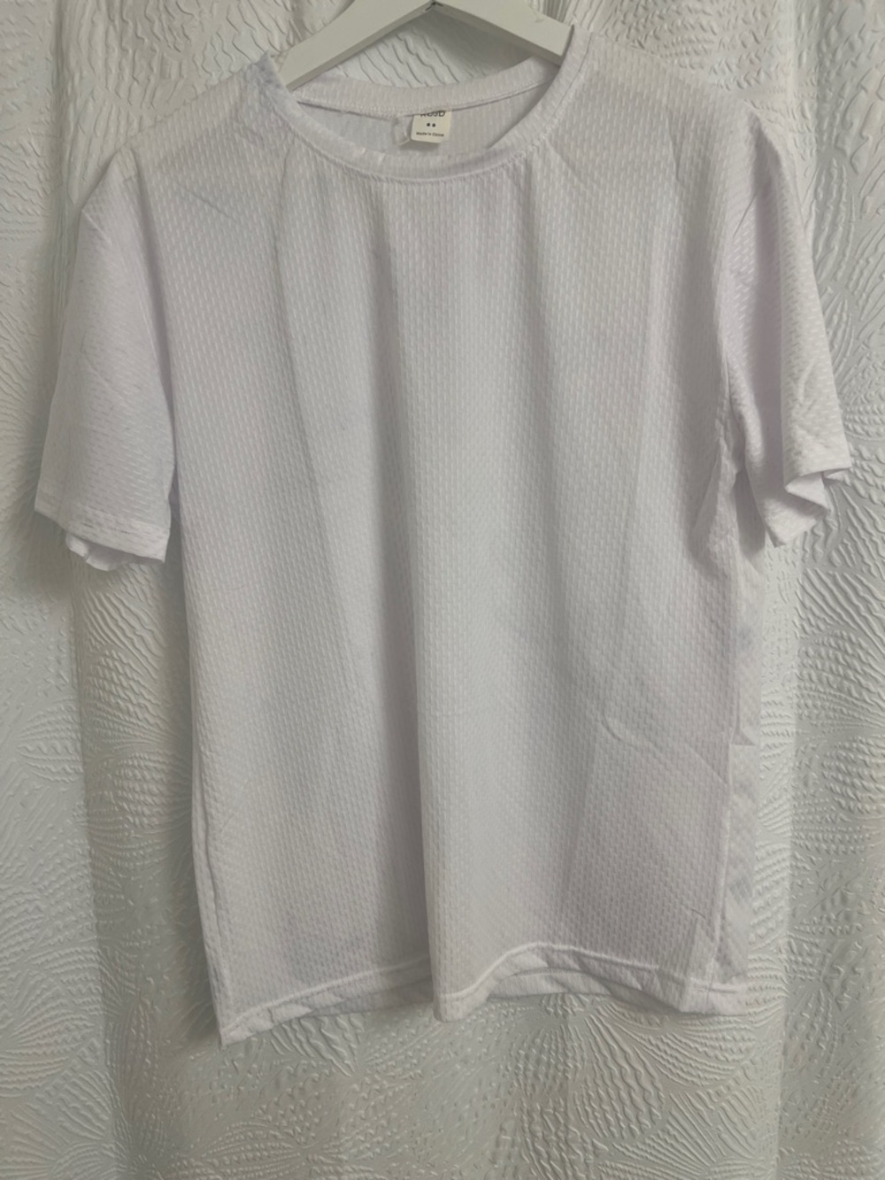 Classic White Short Sleeve Crew Neck Tee